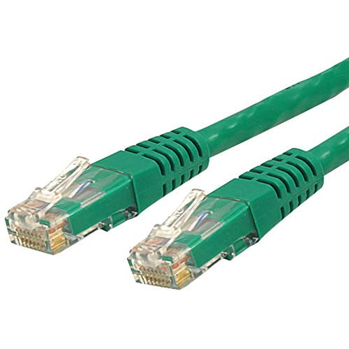 SR Components C6PCGN1 Cat6 Patch Cable Green 1Ft 